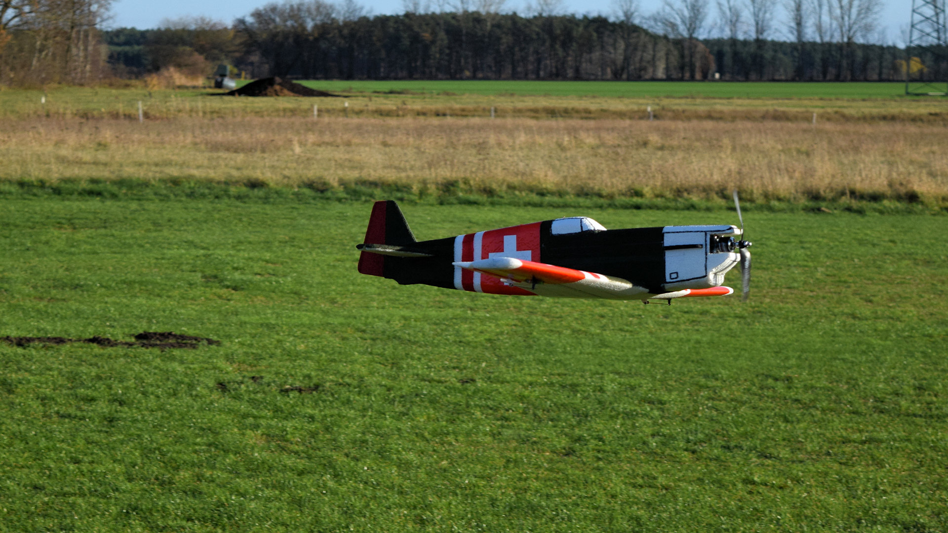 Aircombat Modell Dogflug